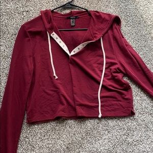Cropped hoodie